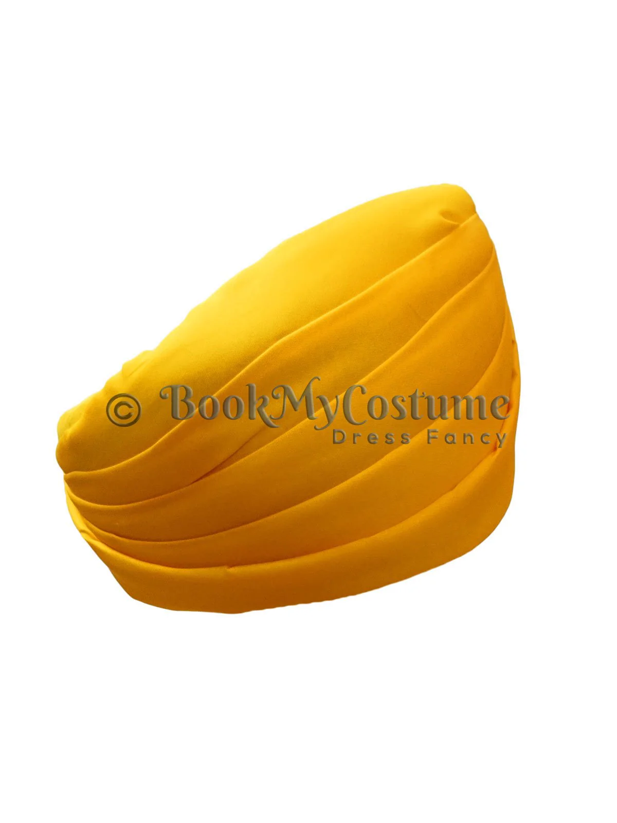 Yellow Punjabi Pagdi Sardar Ji Indian Traditional Turban Costume Accessory for Boys and Men 8-14 Years - Image 3