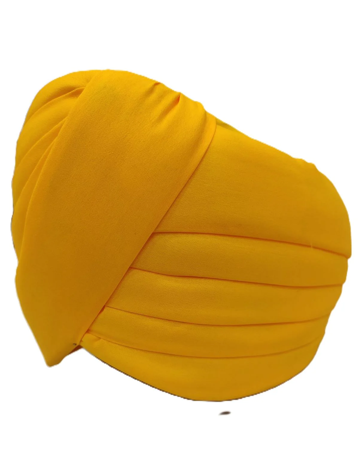 Yellow Punjabi Pagdi Sardar Ji Indian Traditional Turban Costume Accessory for Boys and Men 8-14 Years - Image 4