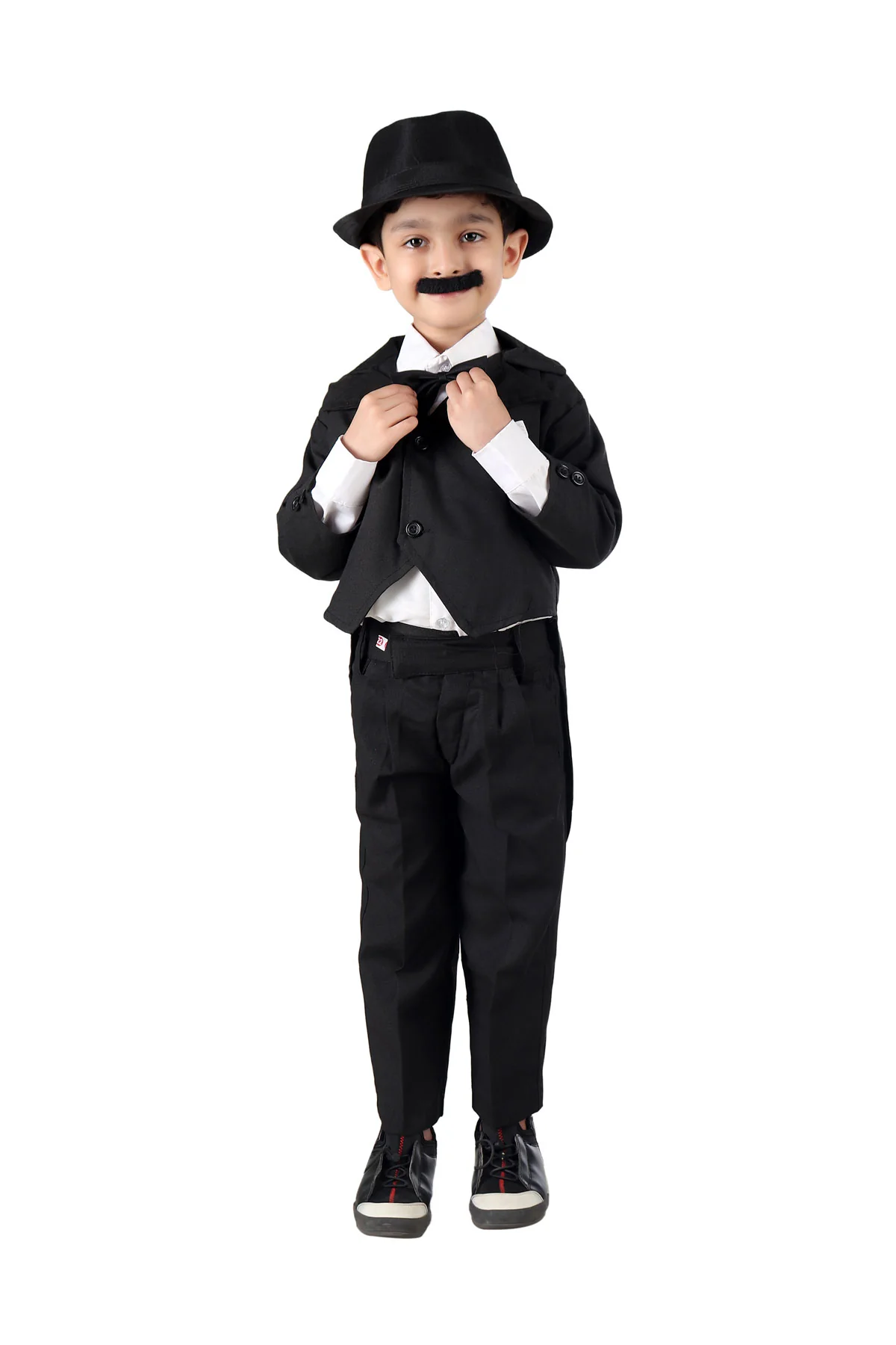Charlie Chaplin Dress for Boys | Comic Character Fancy Dress Costume | Charlie Chaplin Costume for Kids