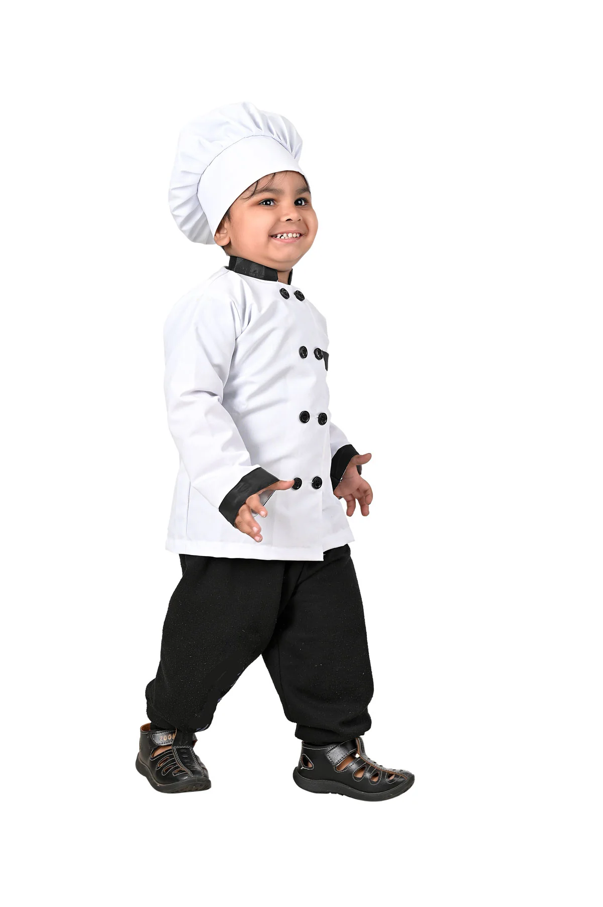 Chef Baker Professional Cook Kids Fancy Dress Costume - Image 3