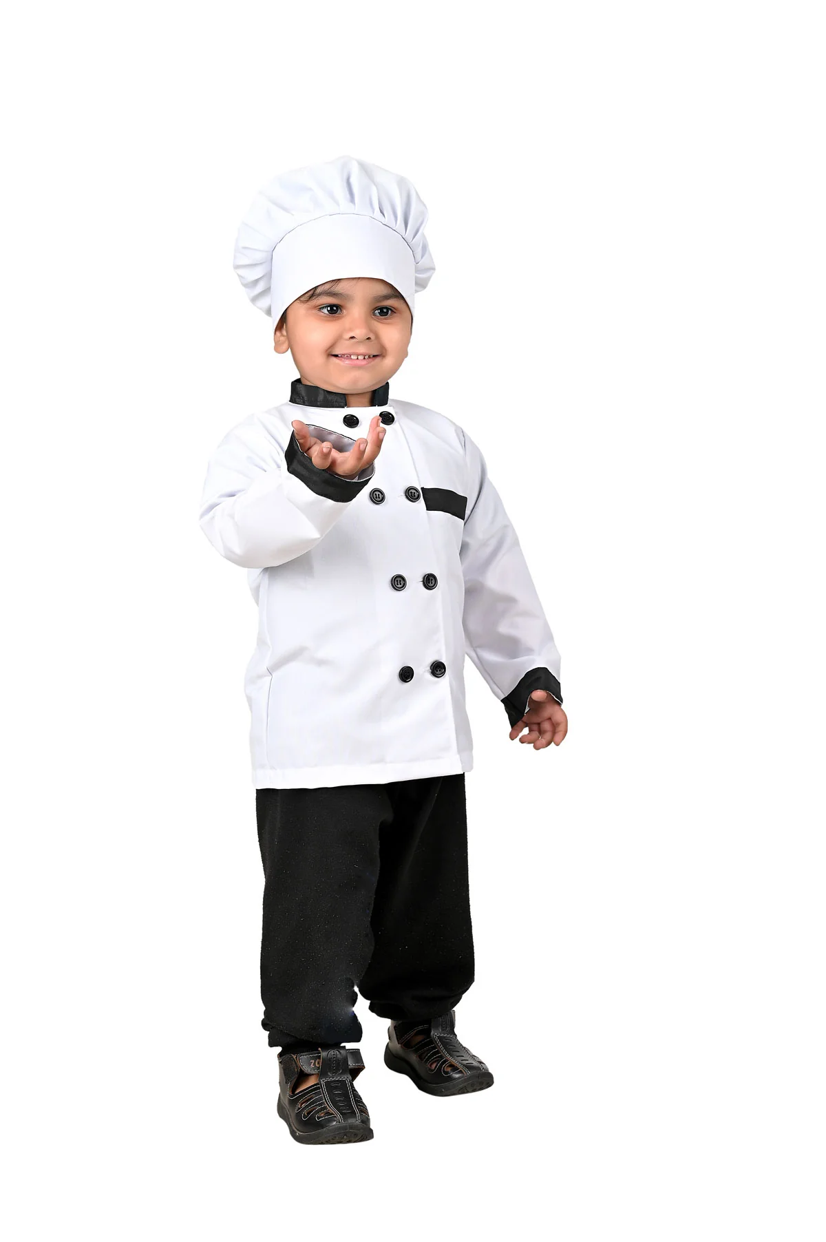 Chef Baker Professional Cook Kids Fancy Dress Costume - Image 6