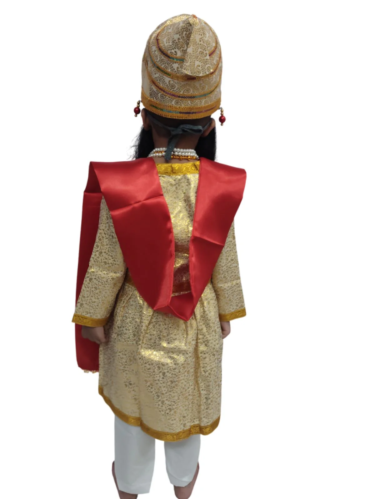 Chhatrapati Shivaji Maharaj Indian Maratha Warrior King Kids & Adult Fancy Dress Costume for Boys - Image 3