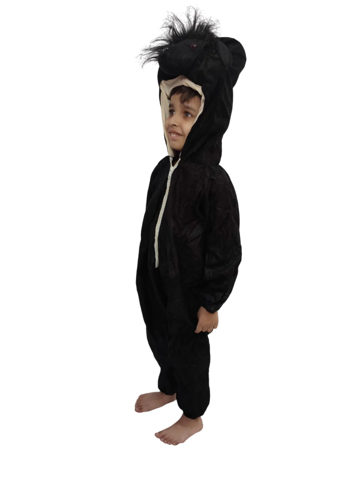 Chimpanzee Gorilla Black Monkey Animal Kids Fancy Dress Costume - Image 6