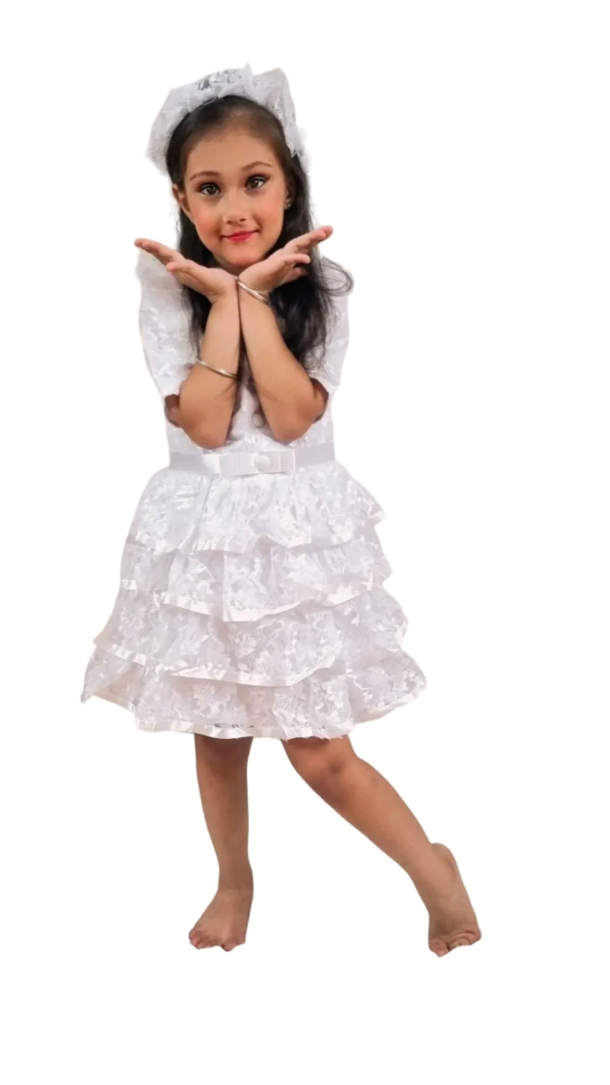 Christian Bride Girls and Kids Fancy Dress Costume - Image 5