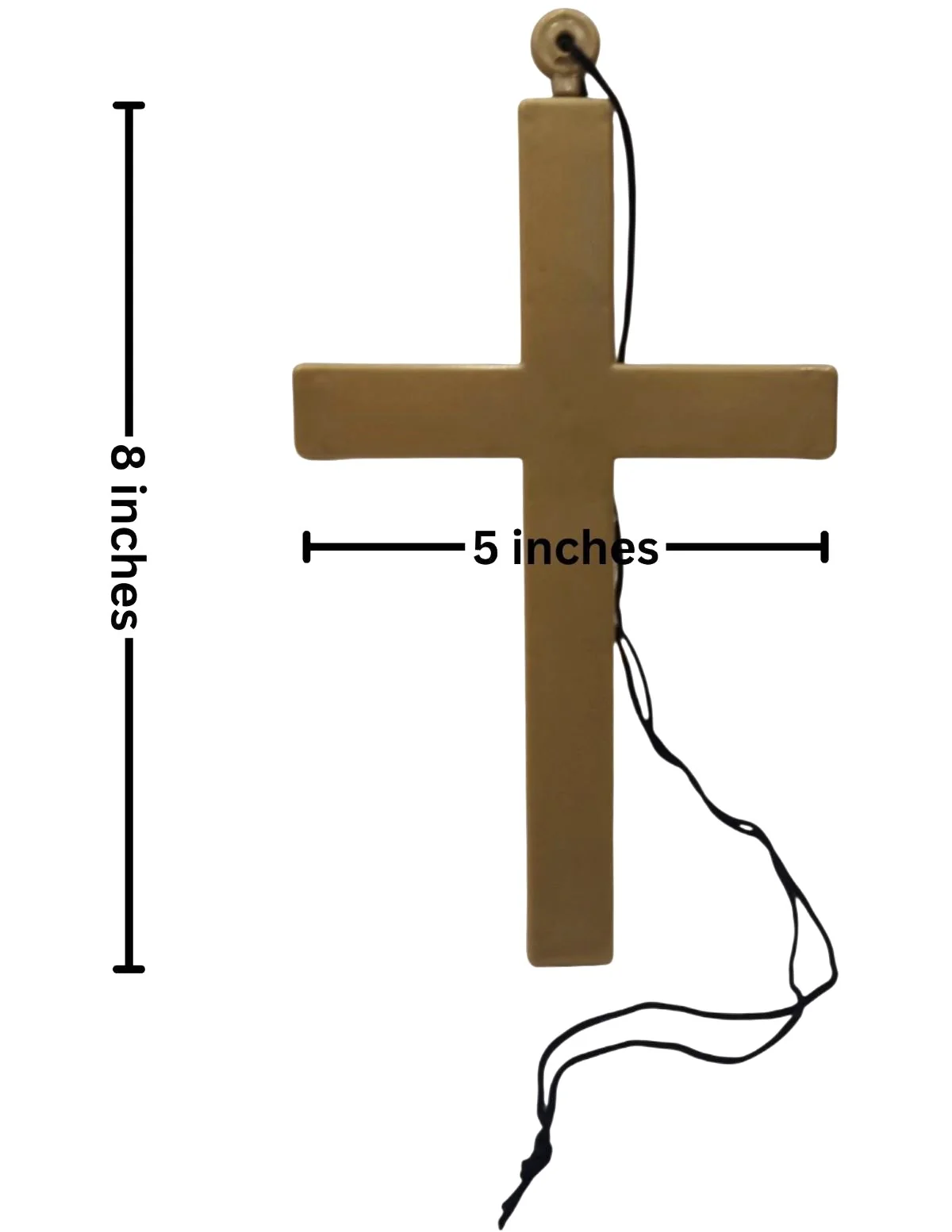 Christian Jesus Cross Wall Hanging Decoration Fancy Dress Costume Accessory 21.5 Cm - Image 2