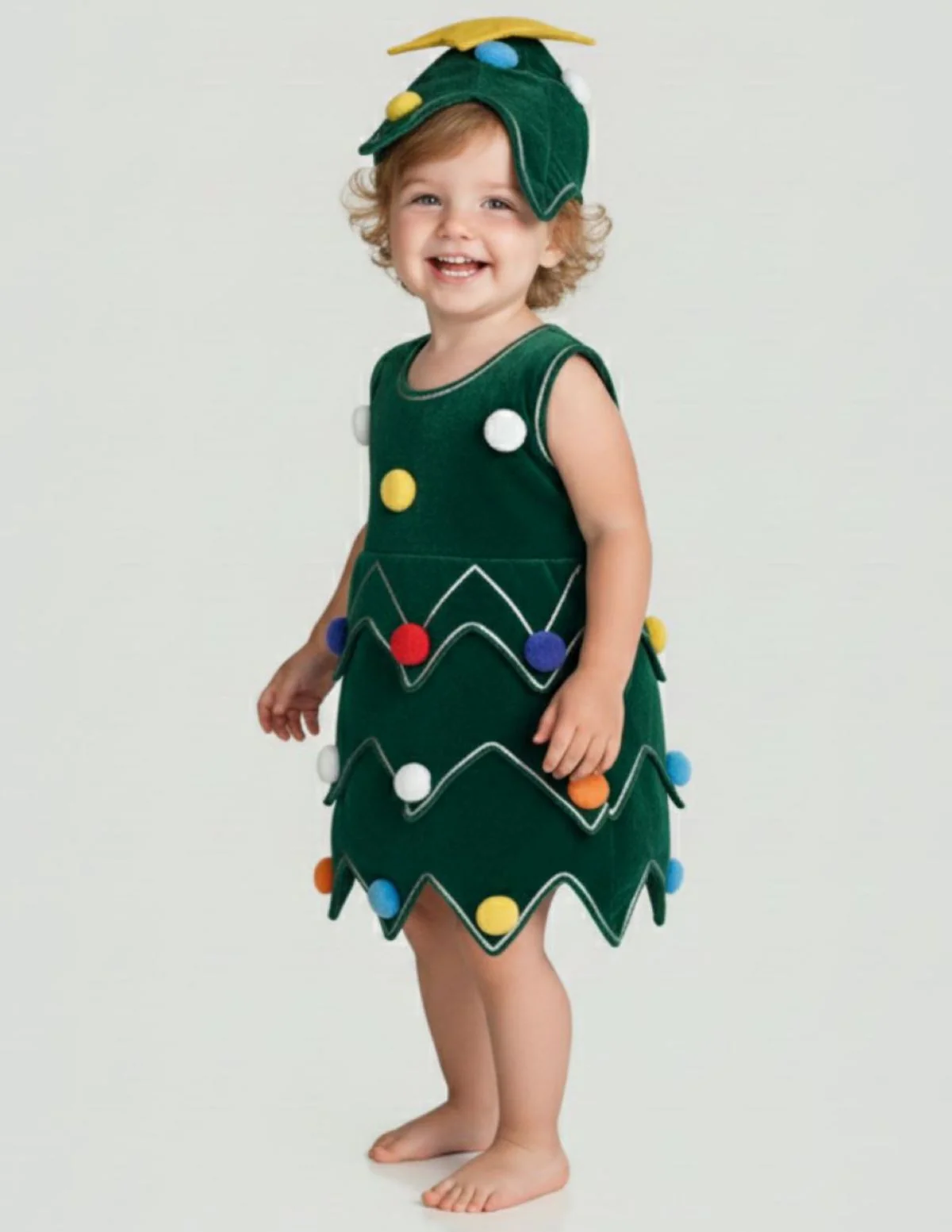 Christmas Decorated Tree Kids Fancy Dress Costume - Image 4
