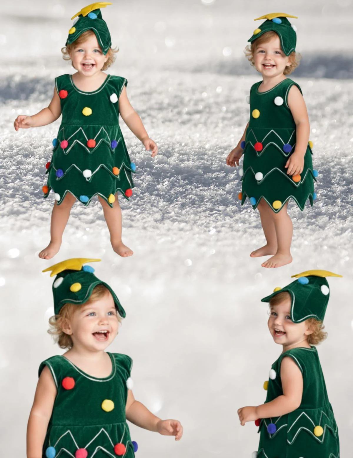 Christmas Decorated Tree Kids Fancy Dress Costume - Image 5