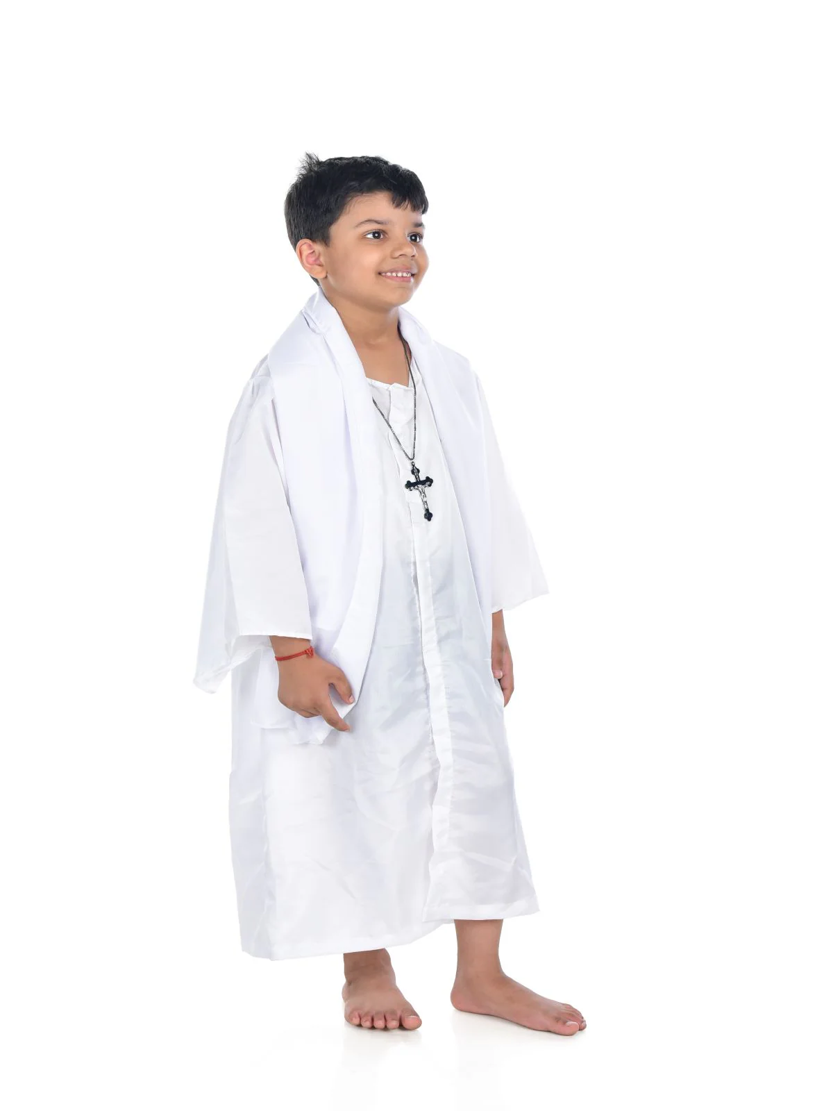 Christian Church Padri Father Priest Kids Fancy Dress Costume - Image 2