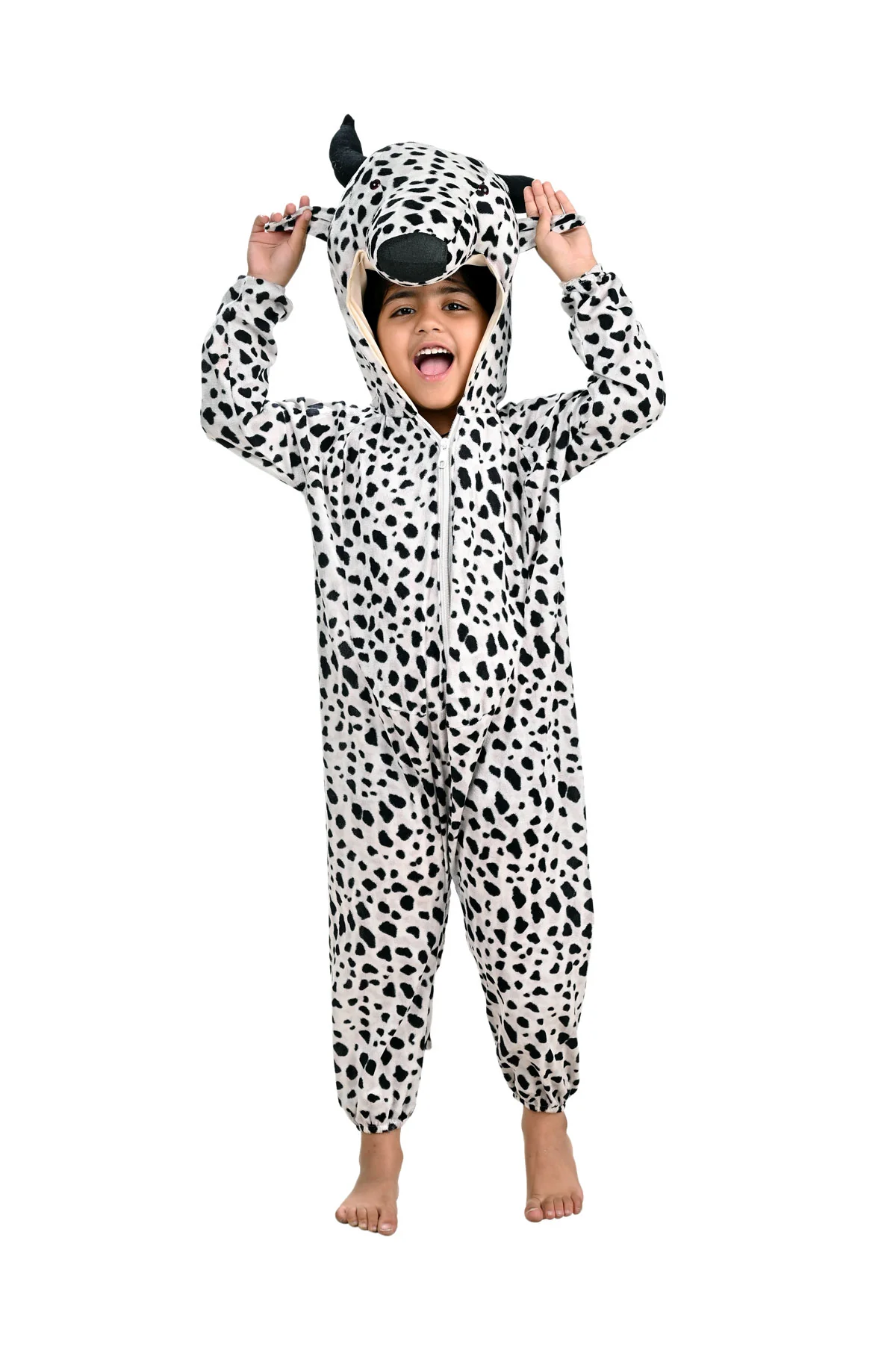 Cow Domestic Farm Animal Kids Fancy Dress Costume | Black & White