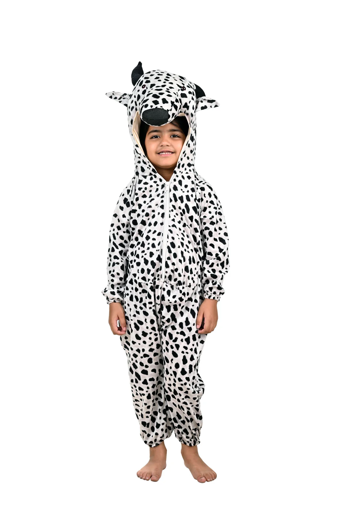 Cow Domestic Farm Animal Kids Fancy Dress Costume | Black & White - Image 5