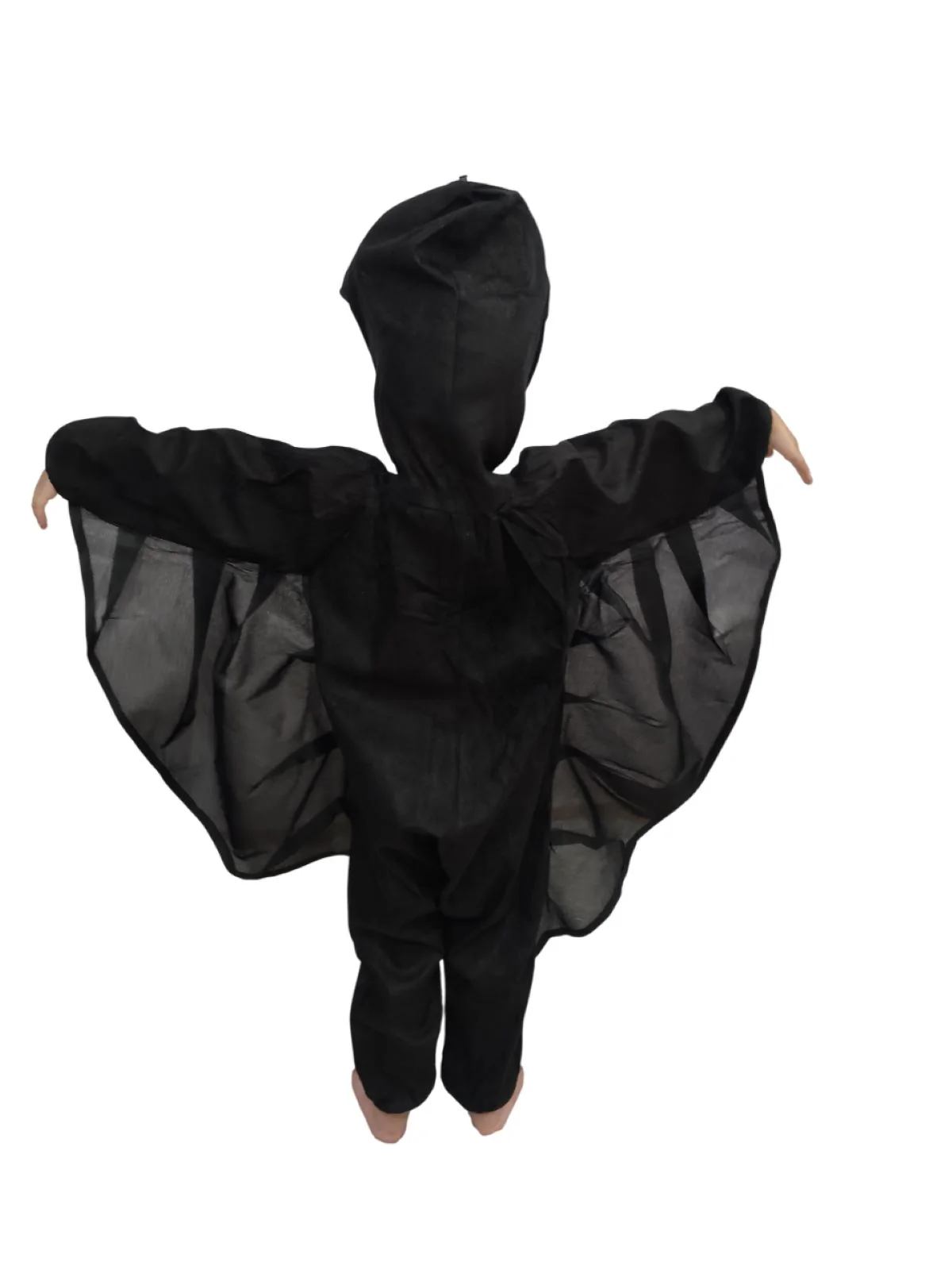 Crow Bird Kids Fancy Dress Costume For Kids- Black - Image 4