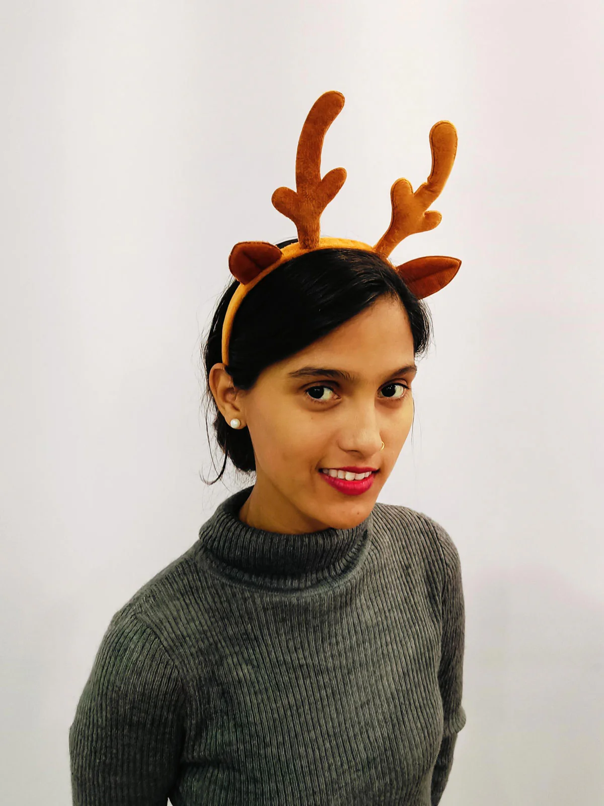 Deer Reindeer Animal Antlers HeadBand Kids Fancy Dress Costume Accessories - Image 8
