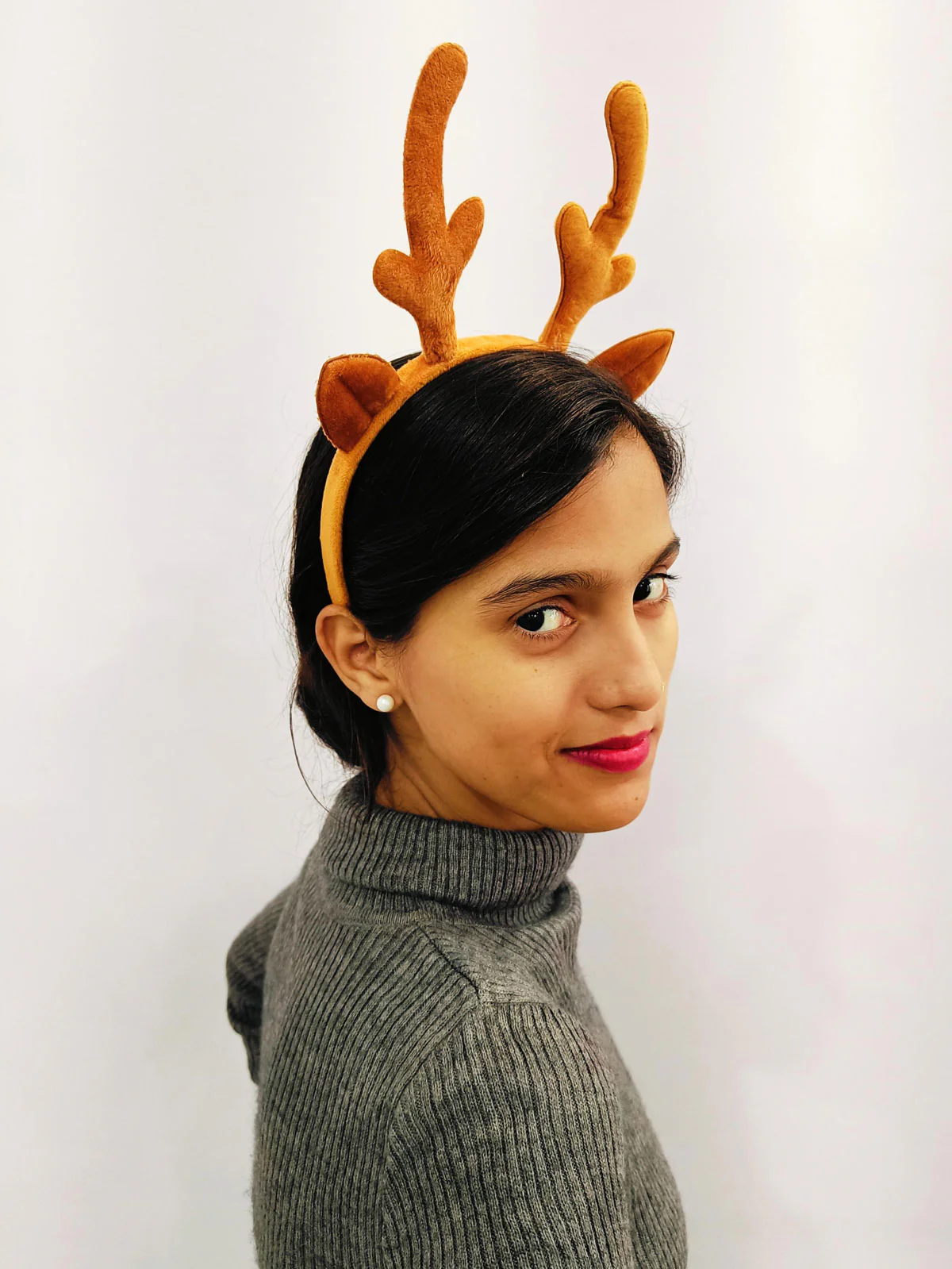 Deer Reindeer Animal Antlers HeadBand Kids Fancy Dress Costume Accessories - Image 9