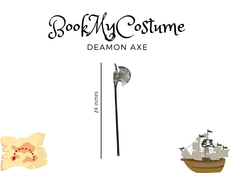 Demon Grim Reaper Axe Halloween Fancy Dress Costume Accessories - Image 3