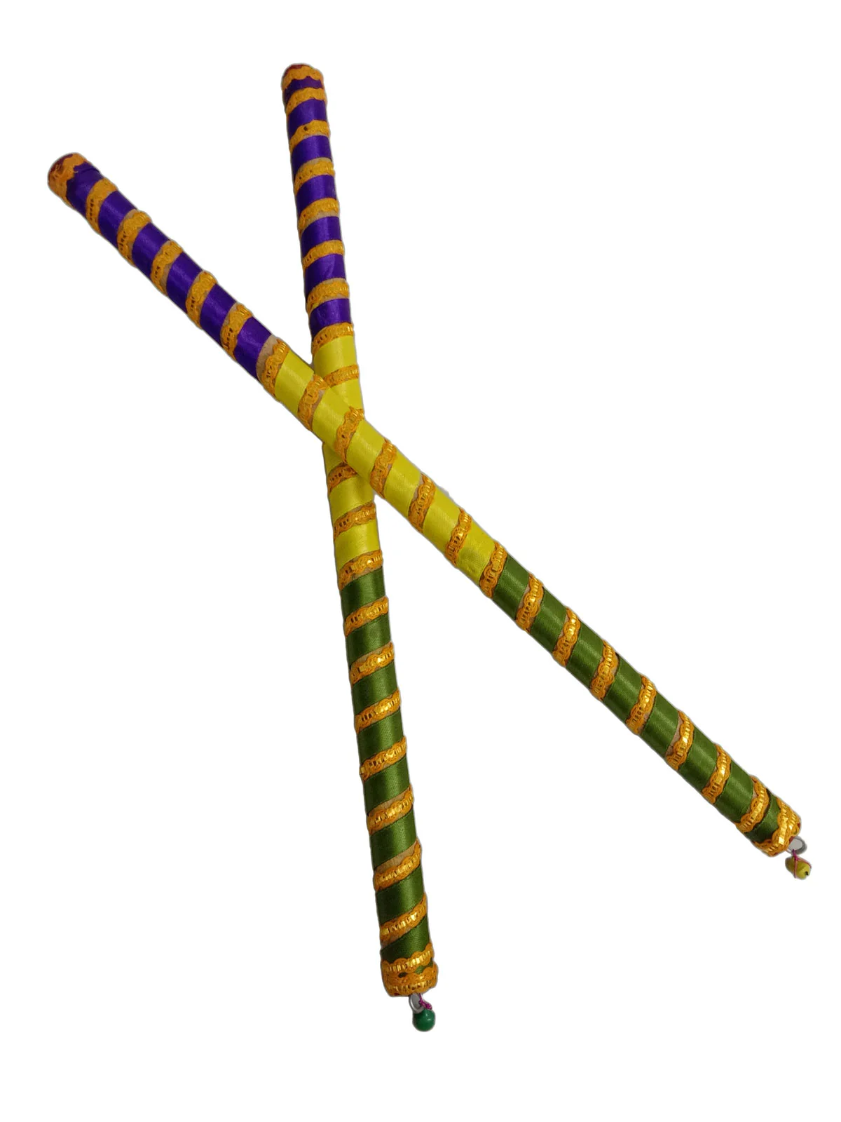 Designer Multicolor Dandiya Sticks for Navratri Garba  Premium Accessory for Kids & Adults - Image 3