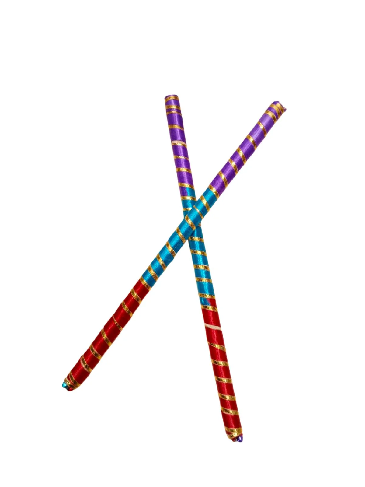 Designer Multicolor Dandiya Sticks for Navratri Garba  Premium Accessory for Kids & Adults - Image 4