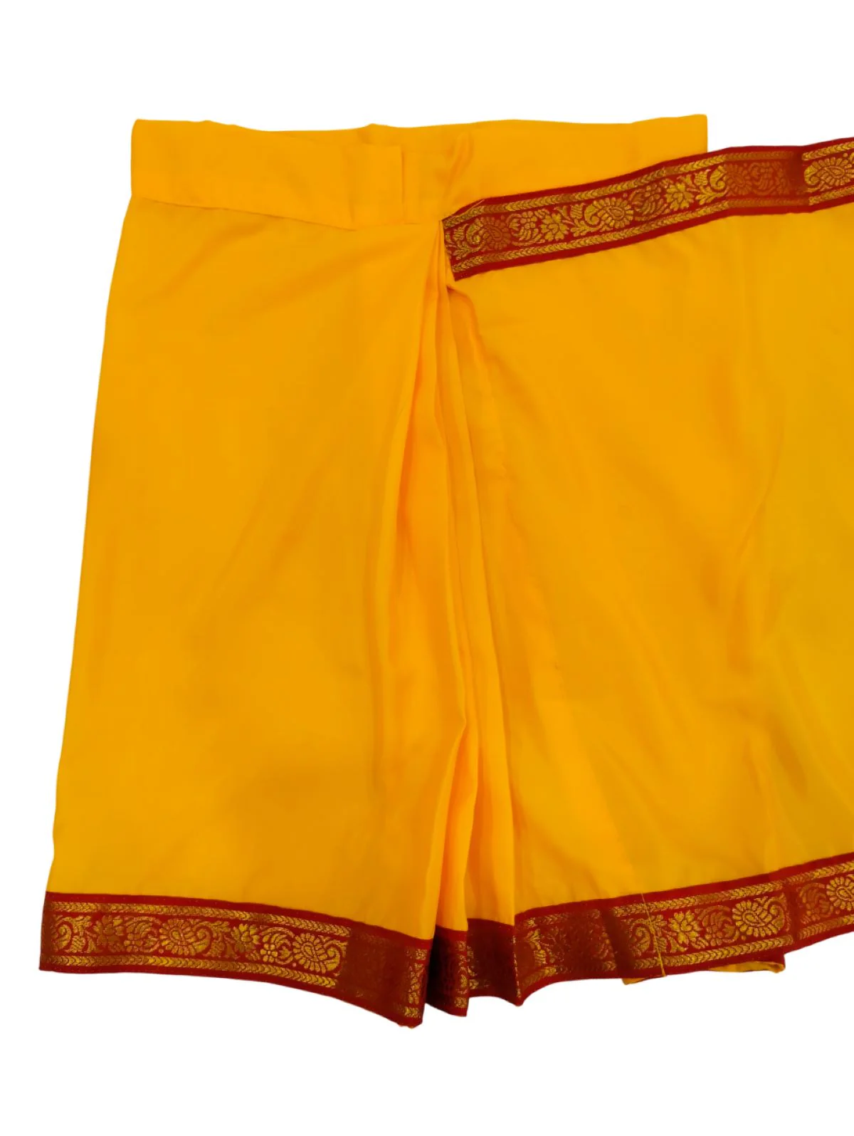 Devaki Yellow Saree Janmashtami Girls Fancy Dress Costume - Image 10