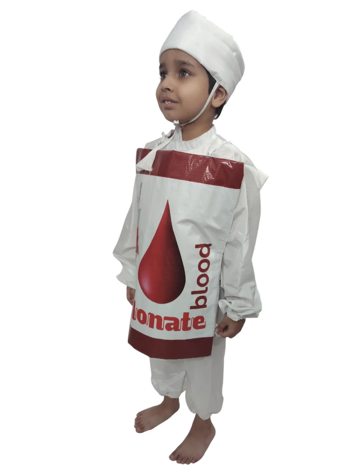 Donate Blood Save Life Social Awareness Message Kids Fancy Dress Costume - Image 4