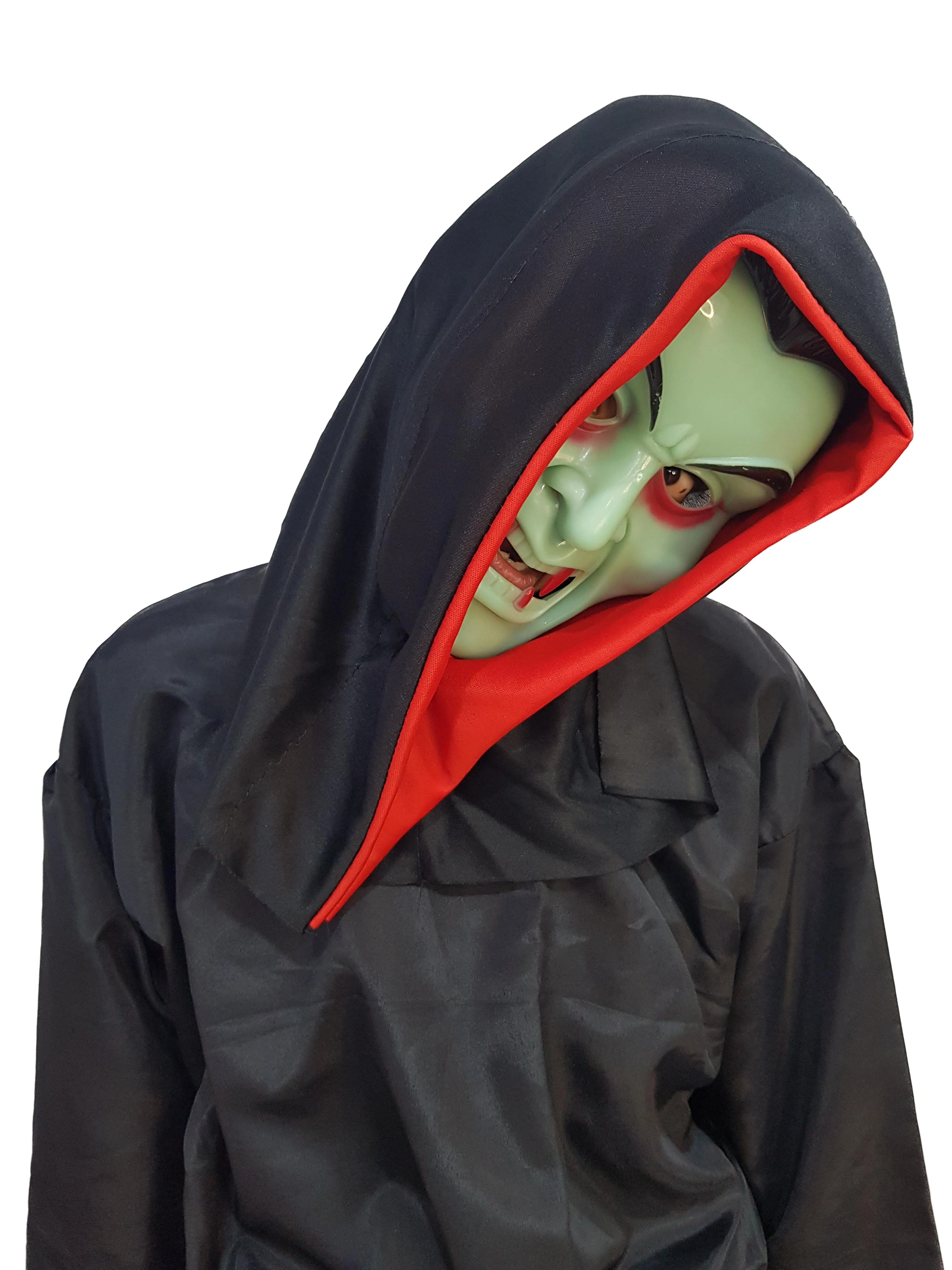 Dracula Vampire Radium Mask Kids & Adults Fancy Dress Costume Accessories - Image 2