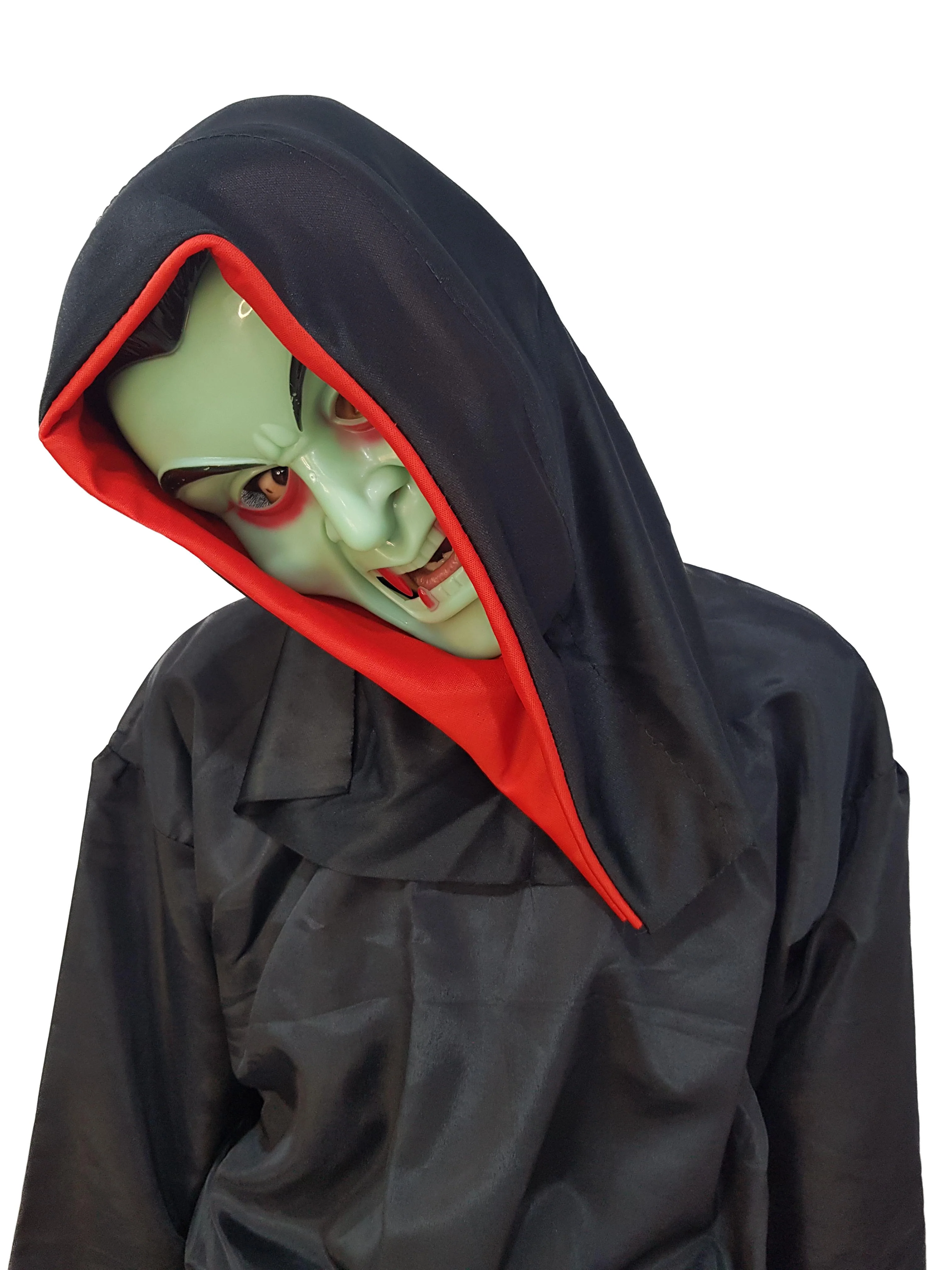 Dracula Vampire Radium Mask Kids & Adults Fancy Dress Costume Accessories - Image 4