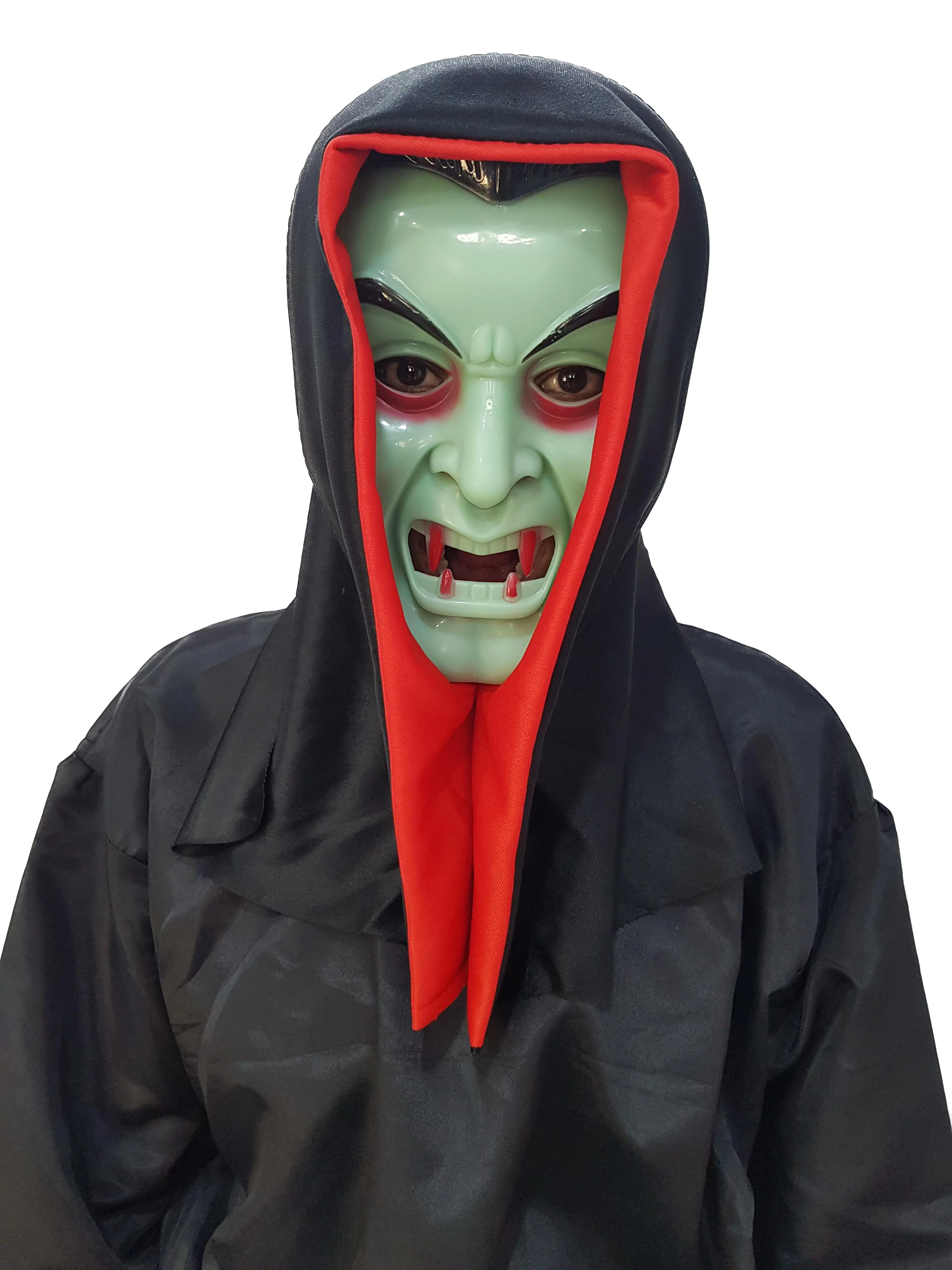 Dracula Vampire Radium Mask Kids & Adults Fancy Dress Costume Accessories - Image 9
