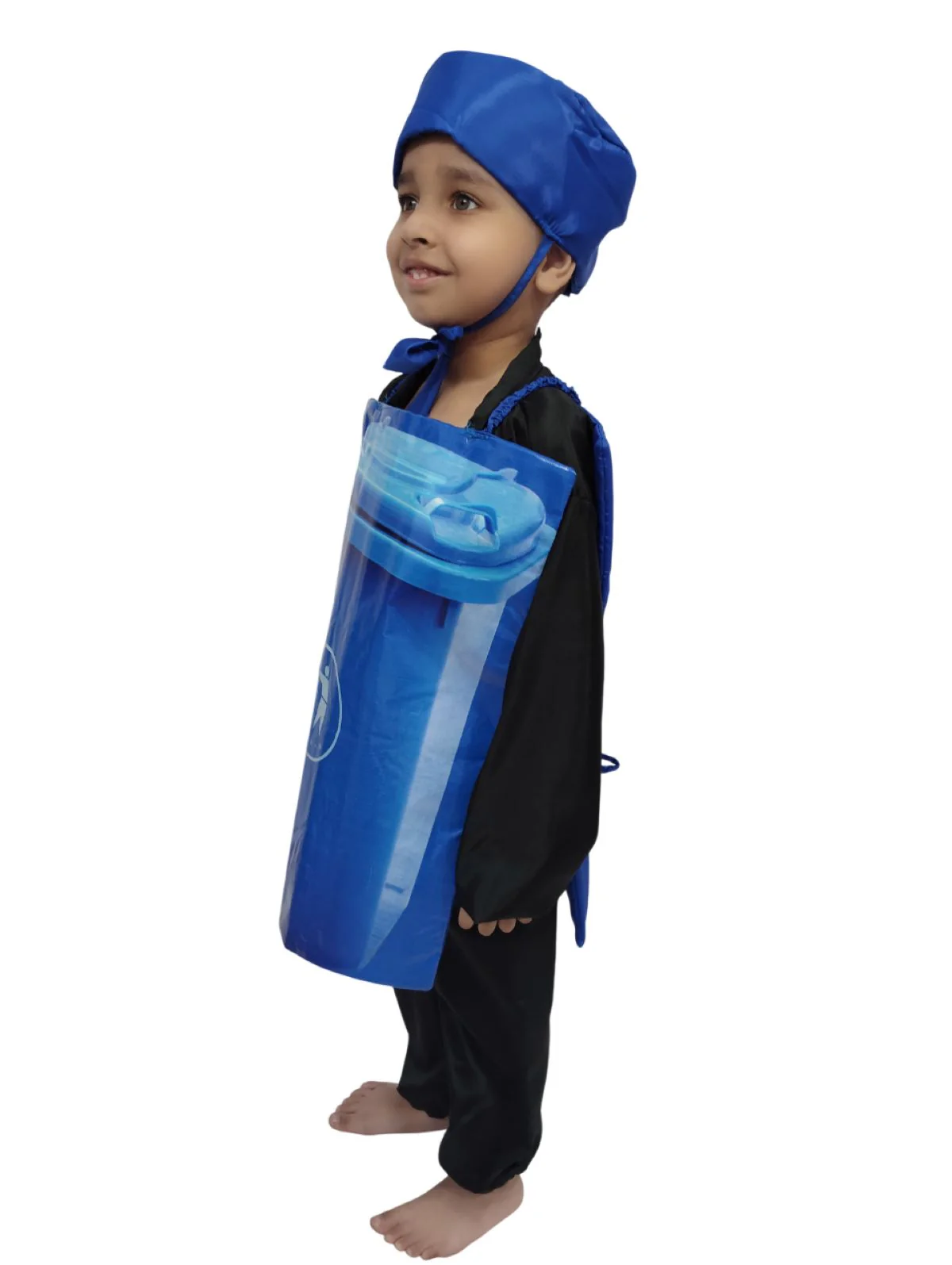 Dustbin Garbage Box Swachh Bharat Kids Fancy Dress Costume - Image 4