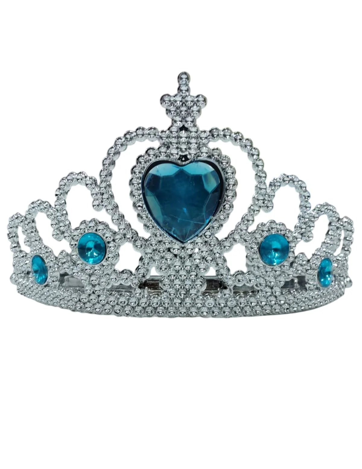 Complete Queen Accessory Set for Girls – Includes Blue Tiara, Magic Wand, Blonde Braid Hair Clip & Gloves | Fancy Dress, Costume Party, Role Play, Birthday Gift, Fairy Tale Princess Set - Image 8