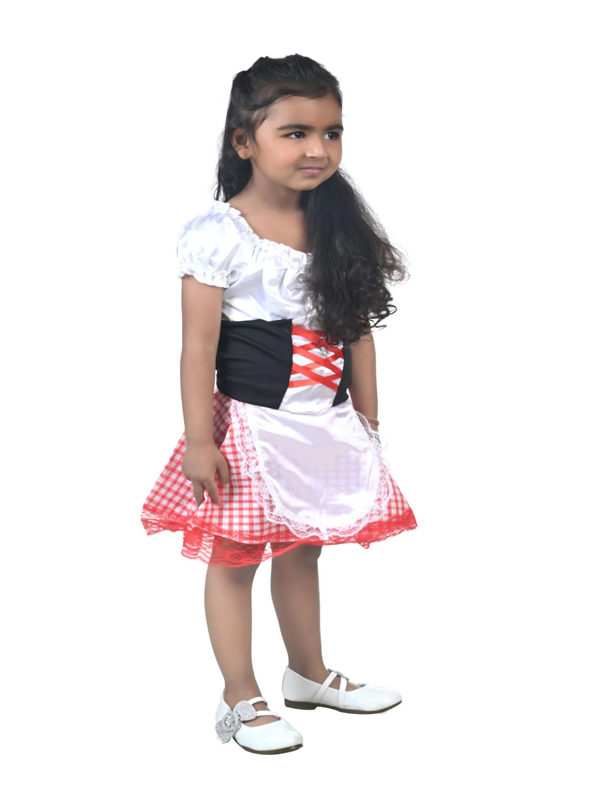 German/Austrian Girl Dirndl International World Costume for Girls - Image 2