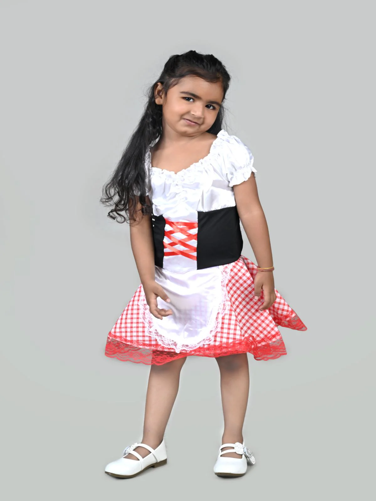 German/Austrian Girl Dirndl International World Costume for Girls - Image 5