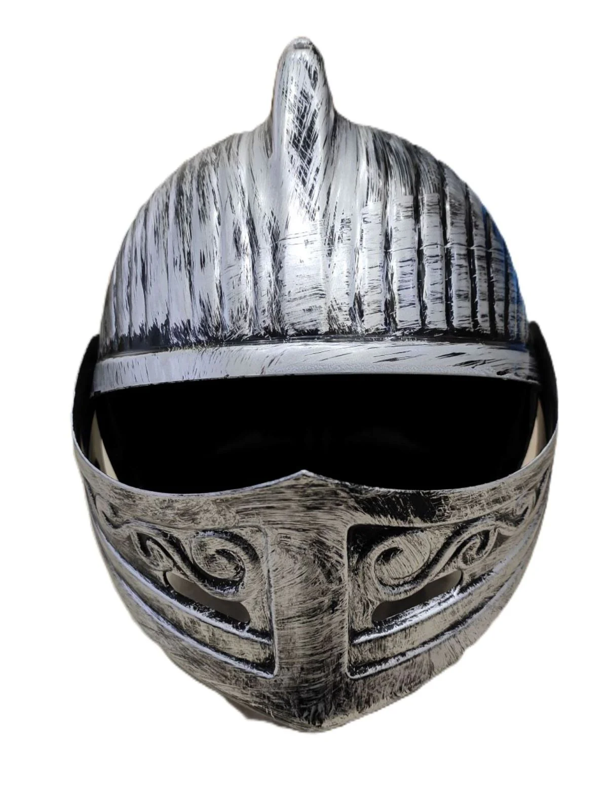 Gladiator Premium Silver Helmet Kids & Adults Fancy Dress Costume Accessory - Image 5