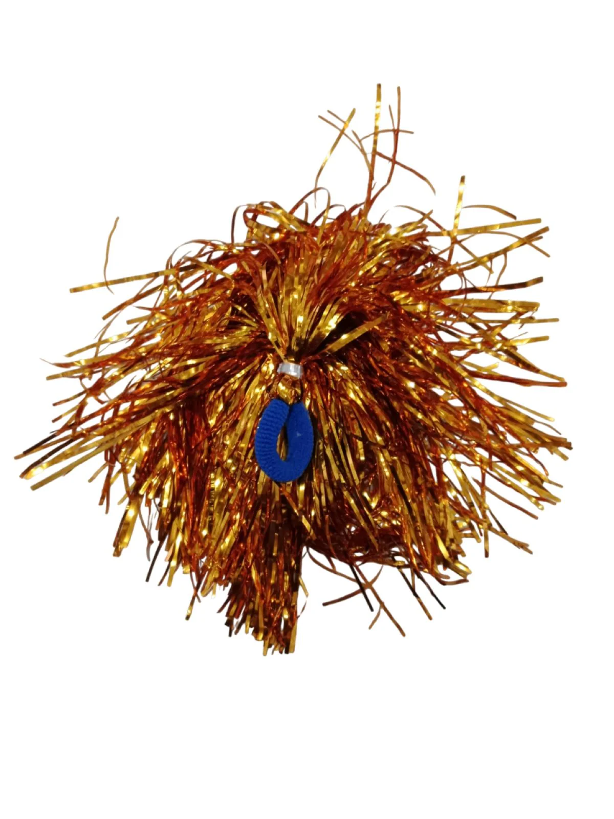 Golden Pom Poms Cheerleader Dance Kids & Adults Costume Accessory - Image 3