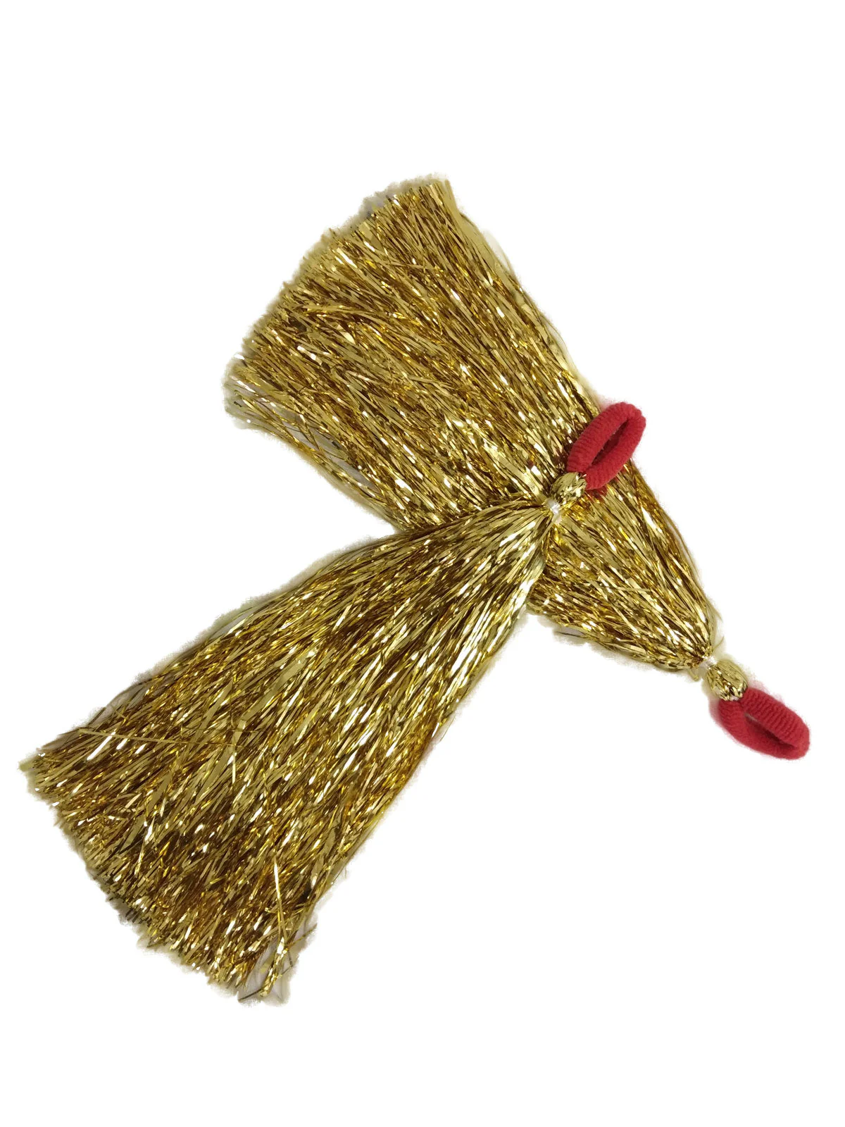 Golden Pom Poms Cheerleader Dance Kids & Adults Costume Accessory - Image 6
