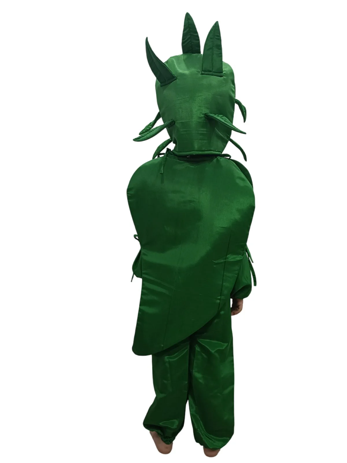Green Chilli Hari Mirch Vegetable Kids Fancy Dress Costume - Image 3