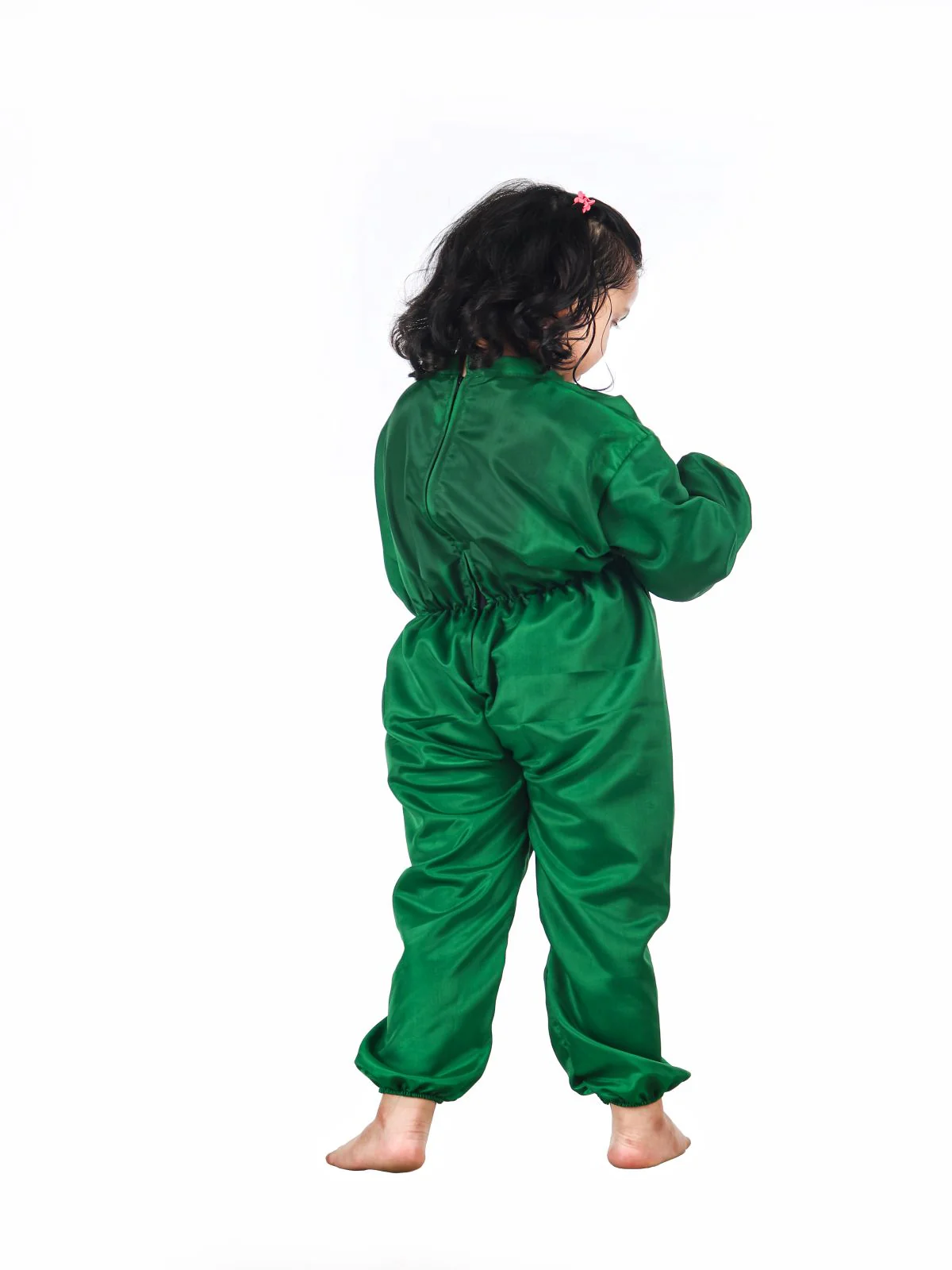 Green Jumpsuit Plant Kids & Adult Fancy Dress Costume - Image 4