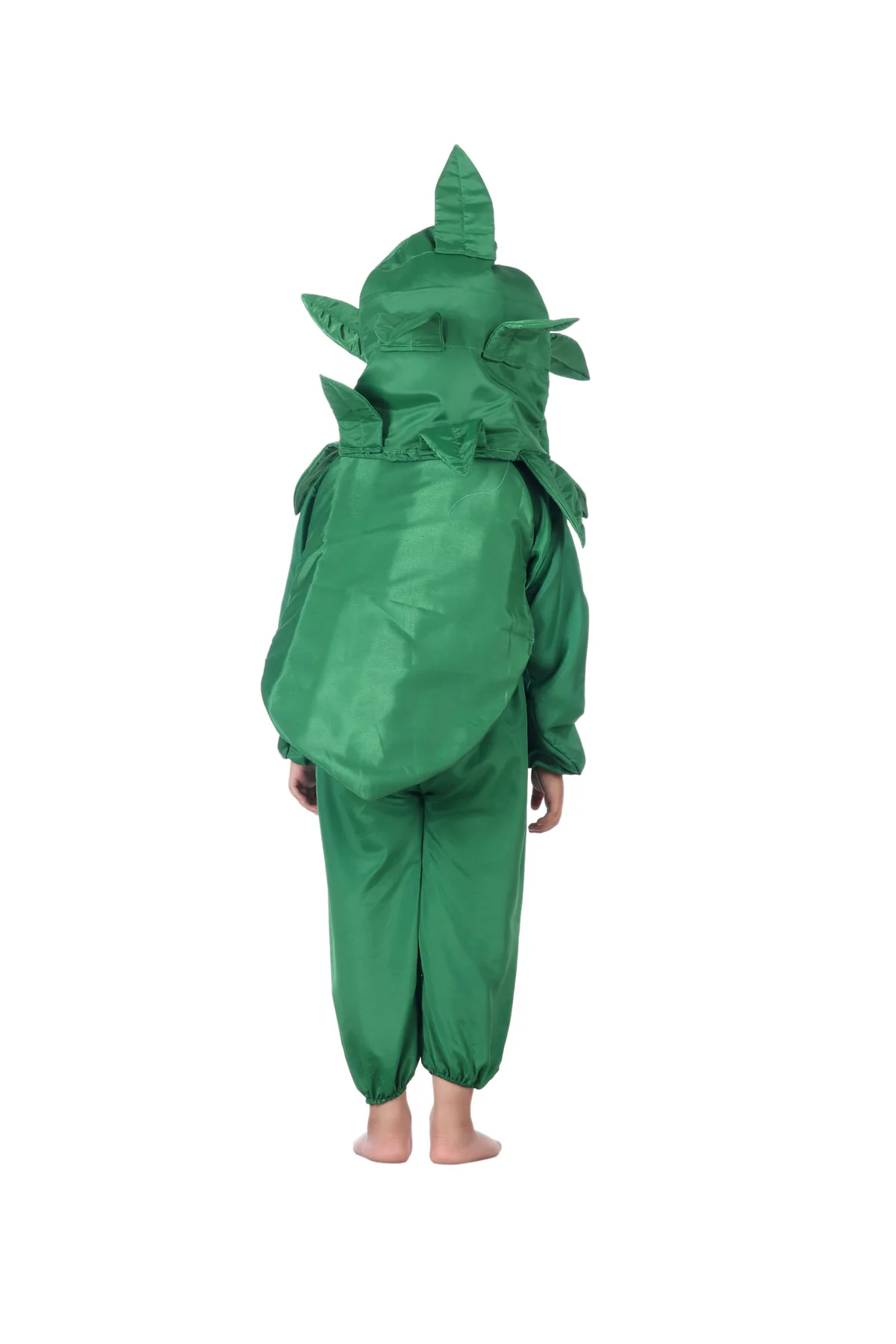 Green Peas Hari Matar Vegetable Kids Fancy Dress Competition Costume - Image 3