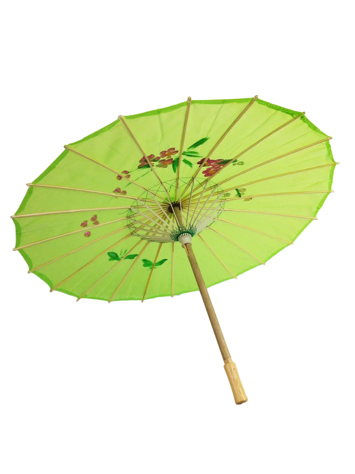 Green Umbrella Japanese Kimono Dance Kids & Adults Costume Accessory - Image 4
