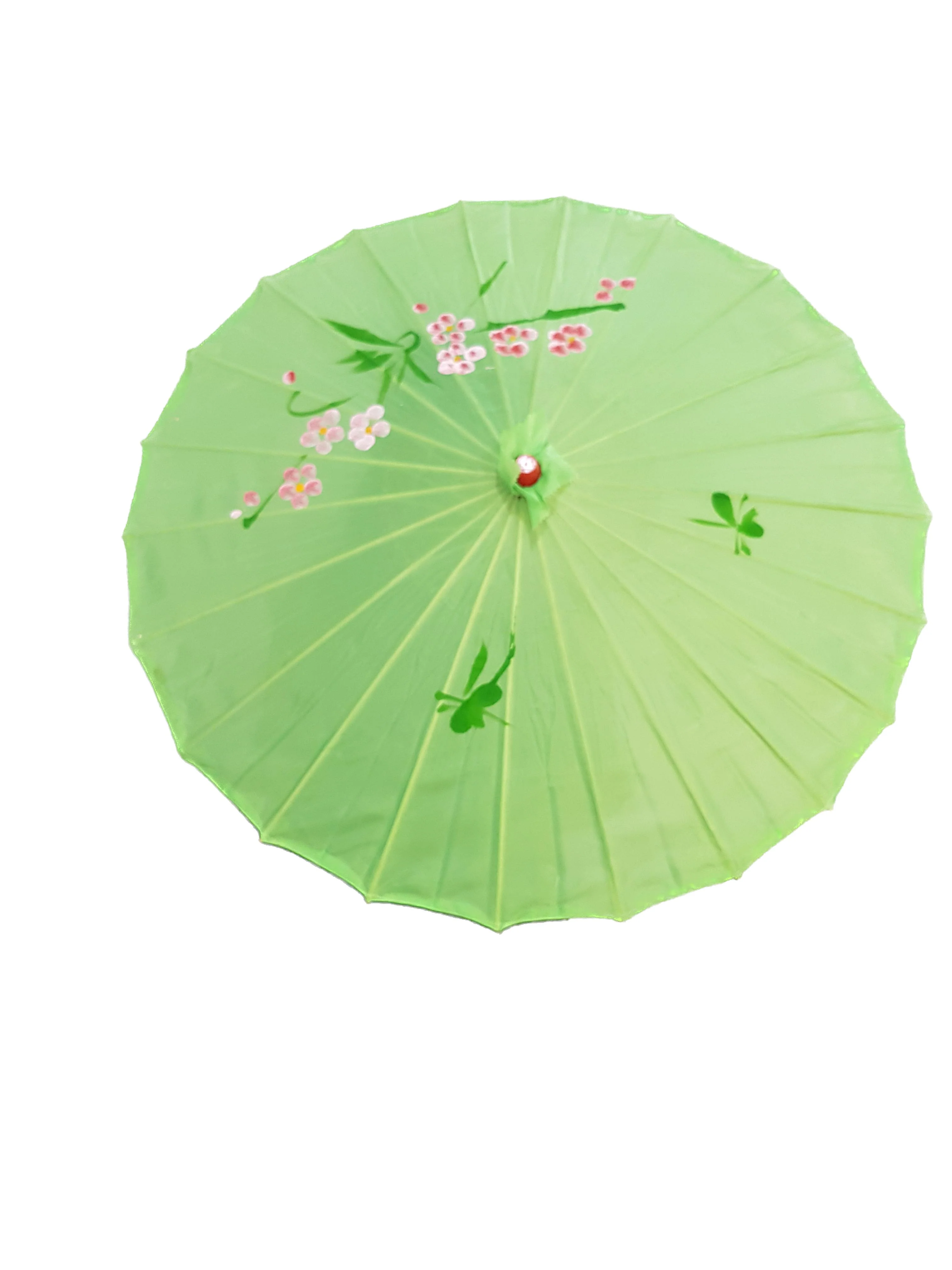 Green Umbrella Japanese Kimono Dance Kids & Adults Costume Accessory - Image 5