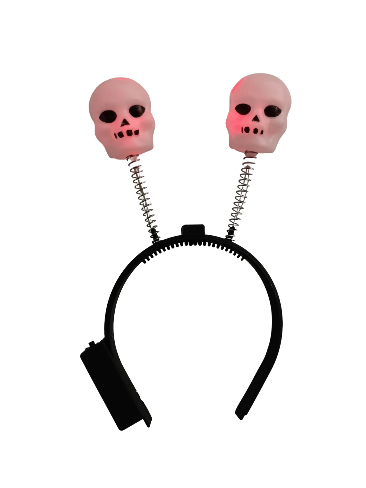 Halloween Funny Bouncing Skull Head Band With Light Fancy Dress Accessory - Image 4