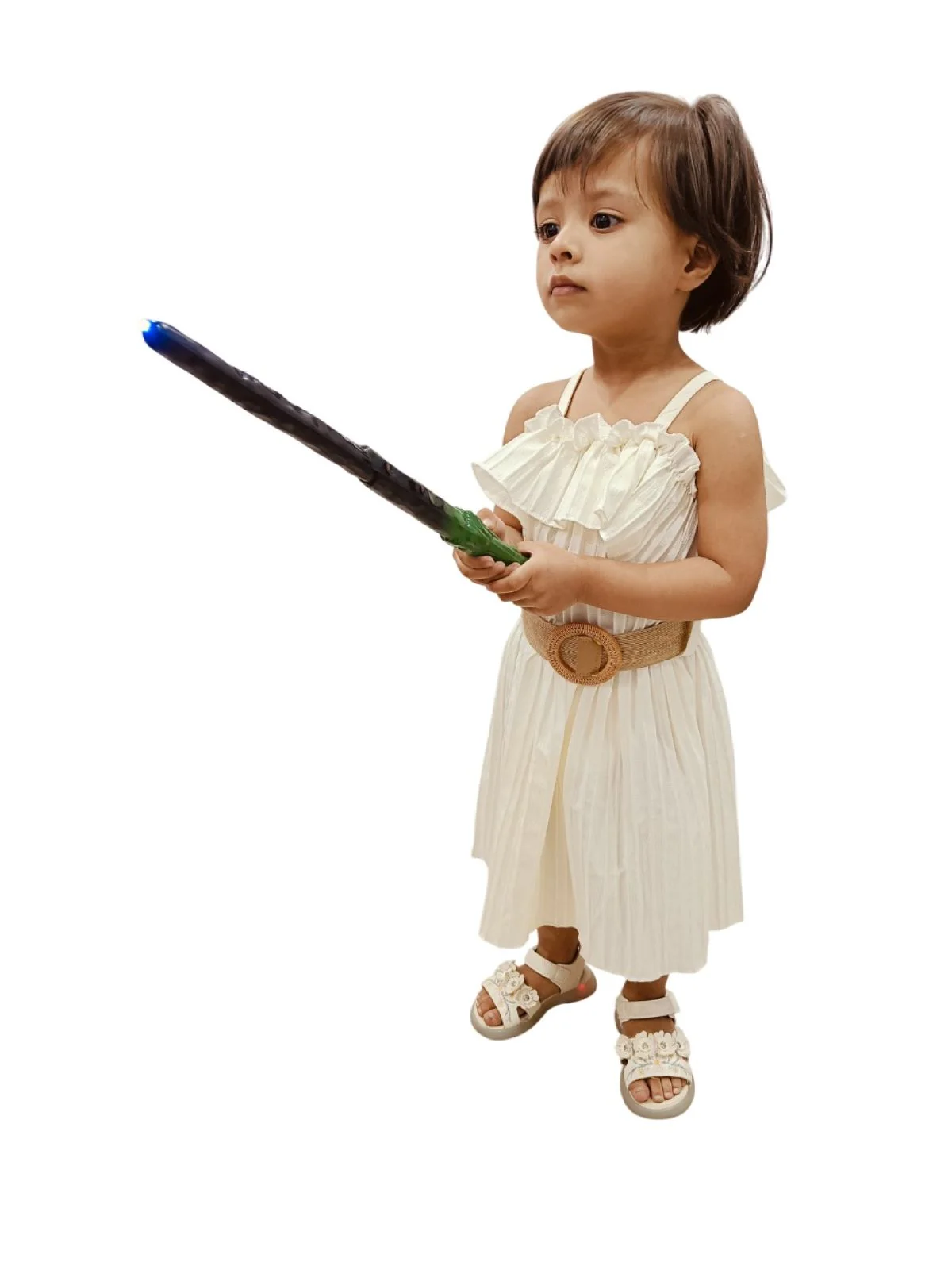 Hary Film Magical Elder Wand for Kids – 14 Inch Wizard Wand with Blue Light & Sound | Fancy Dress Accessory Toy for Boys & Girls | Role Play, Cosplay, Party Prop - Image 5