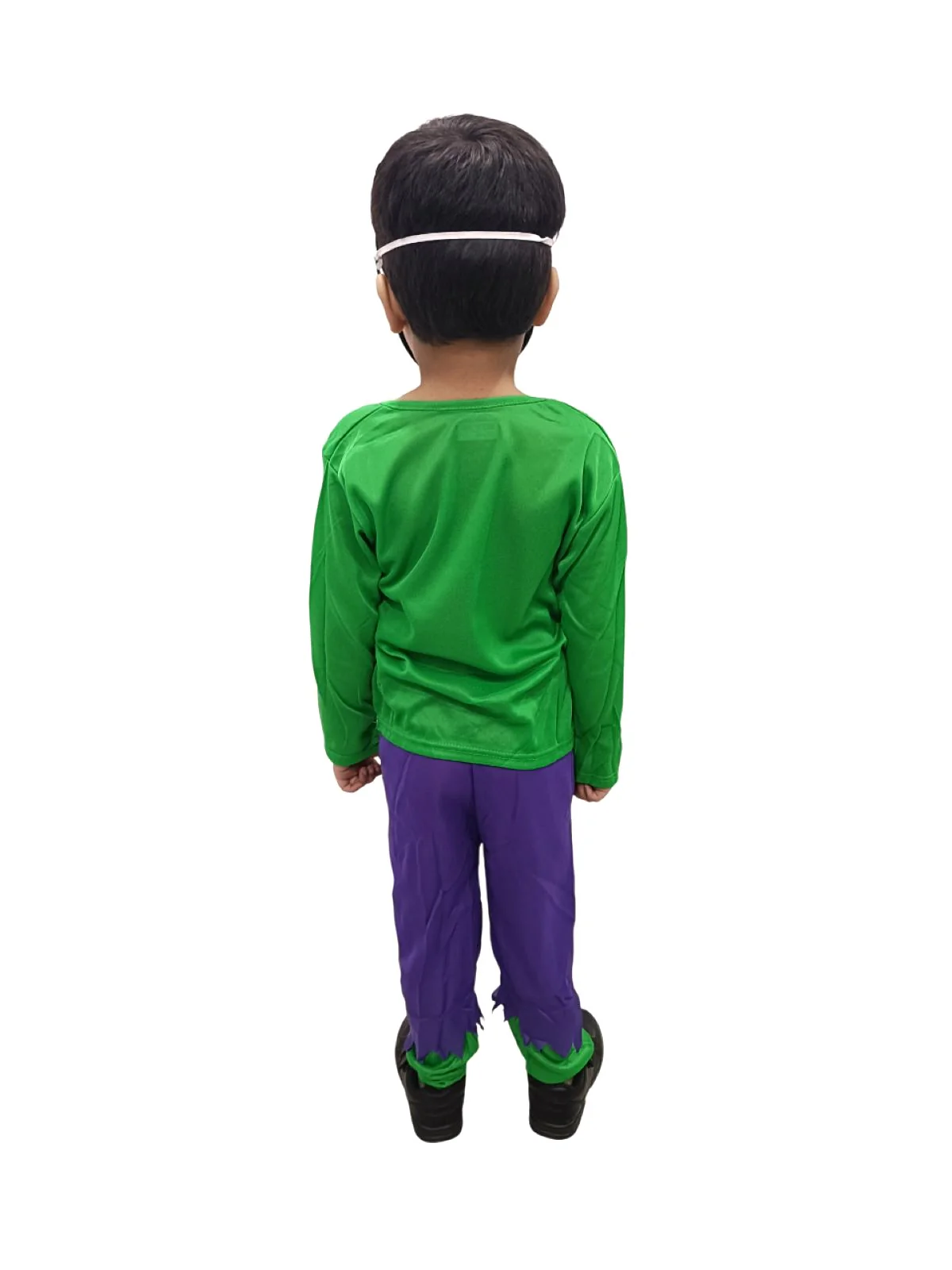 The Green Smasher Superhero Kids Fancy Dress Costume with Mask | Standard - Image 3