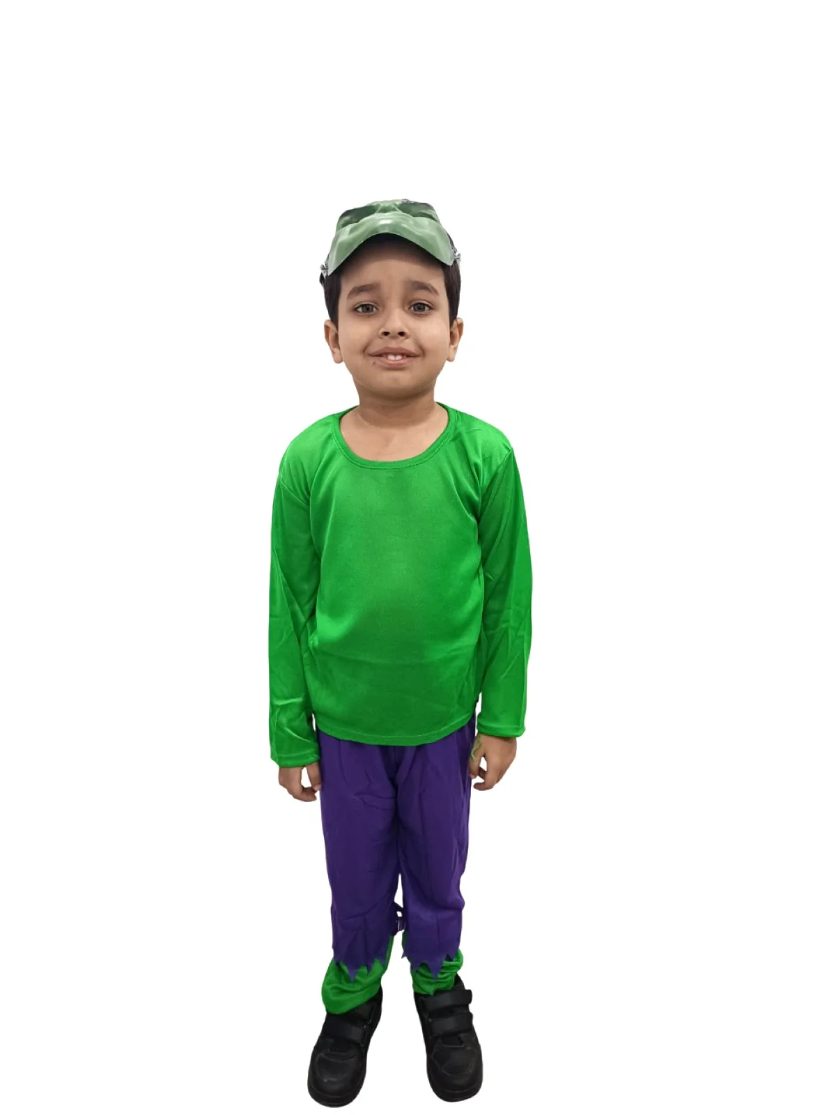 The Green Smasher Superhero Kids Fancy Dress Costume with Mask | Standard - Image 5