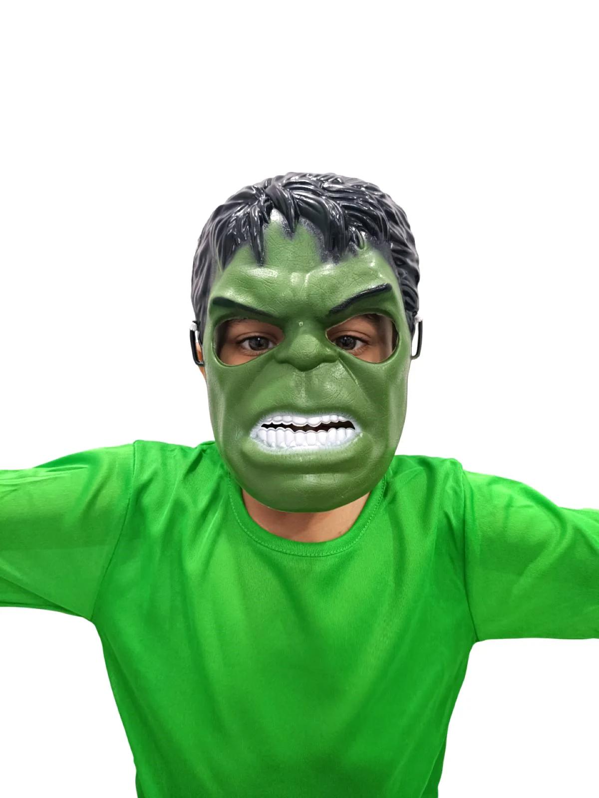 The Green Smasher Superhero Mask Kids Fancy Dress Accessories - Image 5