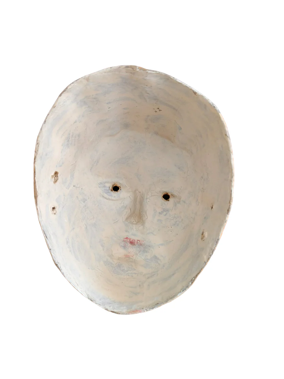 Indian Aunty 70s Woman Retro Theme Female Mask Navrang Dance Fibre Face Mask for Adults Girls Girls Fancy Dress Costume Accessory - Image 3