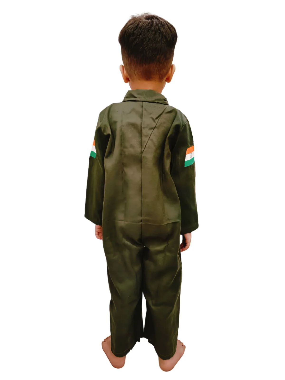 Indian Air Force Astronauts Pilots G-Suit Kids Fancy Dress Costume - Image 3