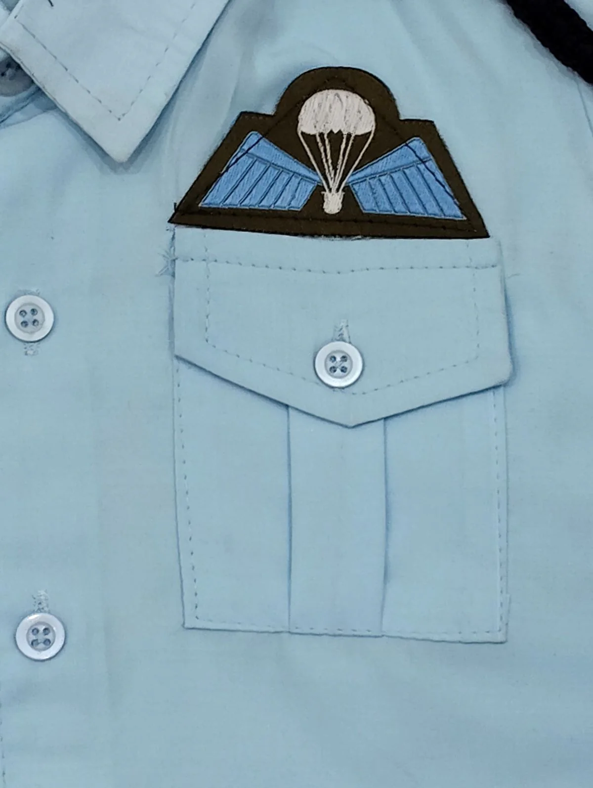 Indian Air Force Defense Pilot Uniform Kids Fancy Dress Costume - Blue - Image 12