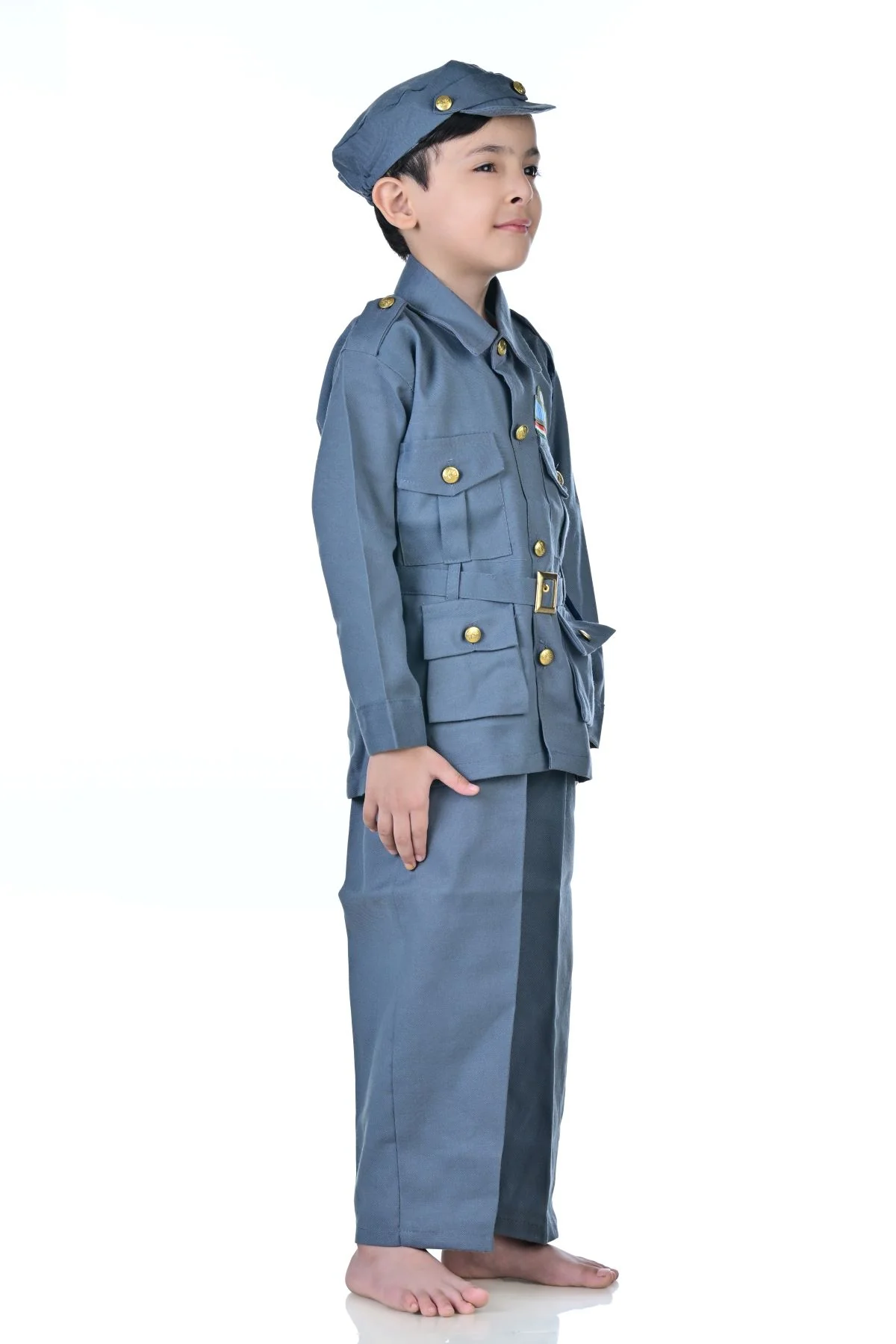 Indian Air Force Profession Community Helper Kids Fancy Dress Costume - Image 2