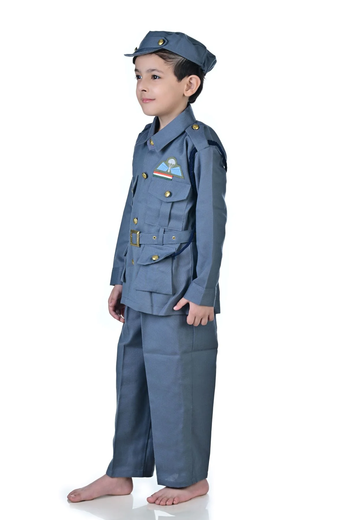 Indian Air Force Profession Community Helper Kids Fancy Dress Costume - Image 4