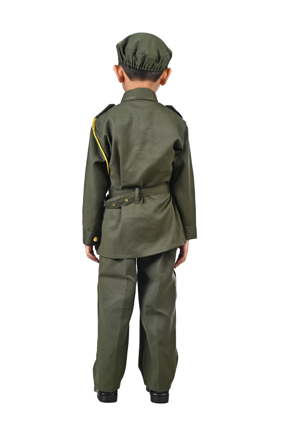 Indian Army Soldier Profession Community Helper Kids Fancy Dress Costume - Image 3