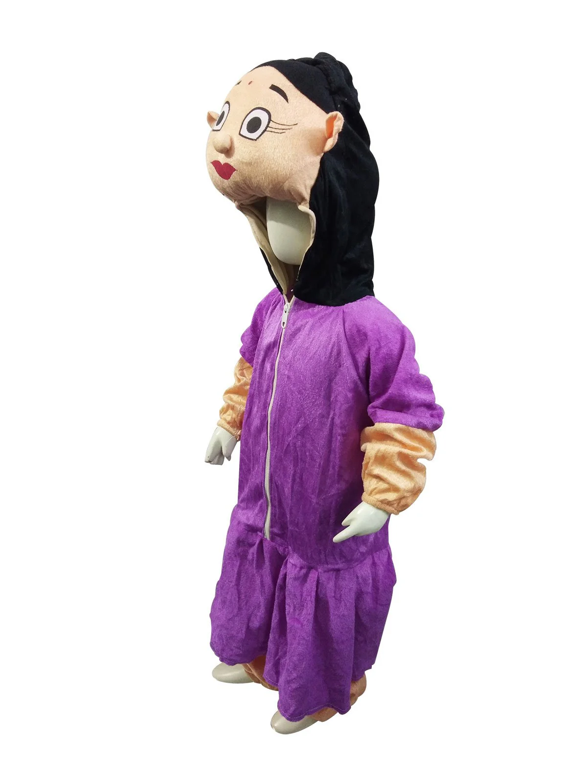 Indian Cartoon Character Village Girl Kids Fancy Dress Costume - Image 3
