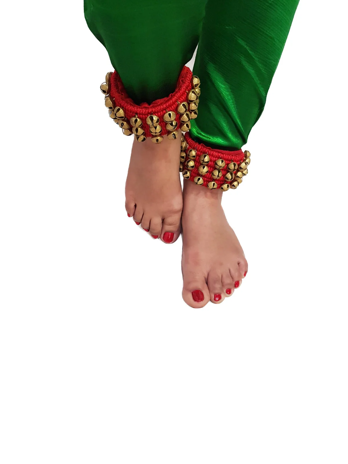 Indian Classical Dance Ghungroo Fancy Dress Costume Accessories - Image 5